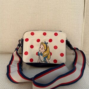 RARE Disney x Cath Kidston Alice in Wonderland Cheshire Cat Crossbody Bag